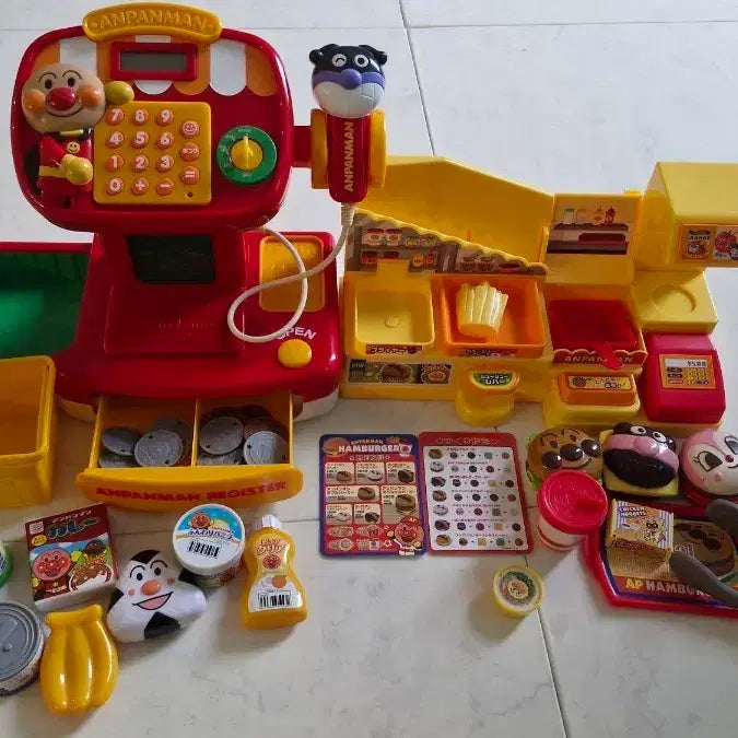 [BUNJANG] Anpanman Sandwich Shop Play Set Bundle / 호빵맨 샌드위치 가게놀이 일괄