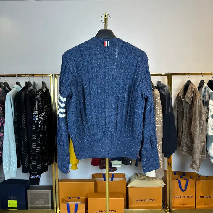 [BUNJANG] Thom Browne Aran Cable Cardigan Size 3 / (3) 톰브라운 아란케이블 가디건