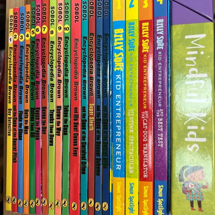 [BUNJANG] Science Comics, Encyclopedia Brown, Billy Sure, Mindful Kids Activity Cards Bundle / [영어원서]사이언스코믹스+과학탐정 브라운+빌리슈어+마인드풀키즈카드