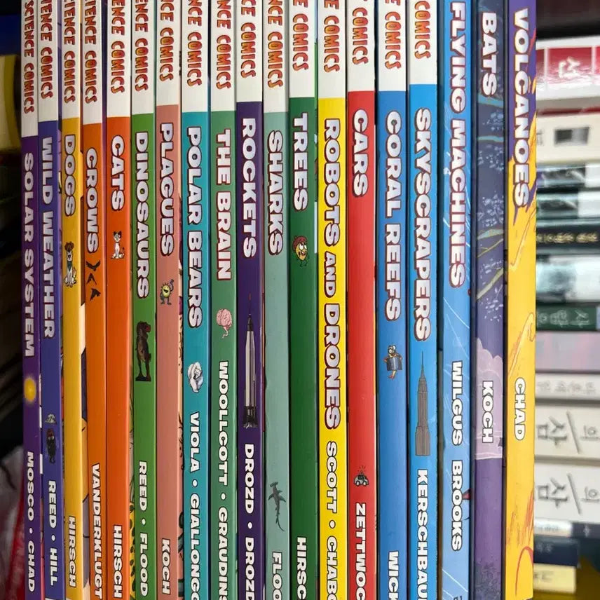 [BUNJANG] Science Comics, Encyclopedia Brown, Billy Sure, Mindful Kids Activity Cards Bundle / [영어원서]사이언스코믹스+과학탐정 브라운+빌리슈어+마인드풀키즈카드