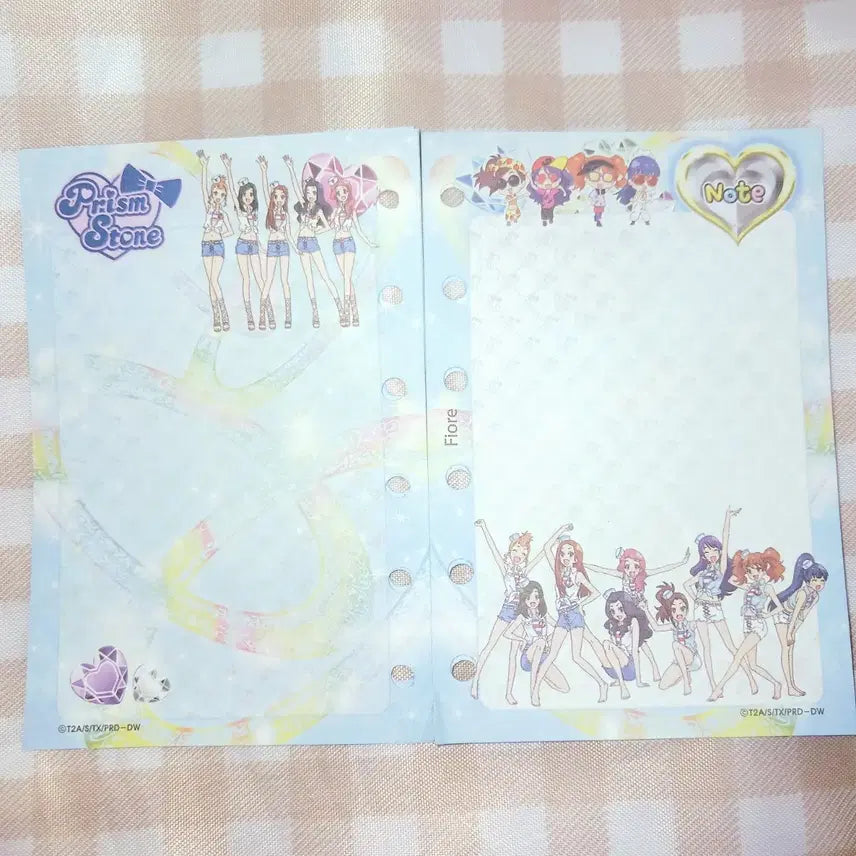 [BUNJANG] Jewelpet 6-Hole Binder Inserts (Classic Stationery) / 꿈의 보석 프리즘스톤 꿈보프 6공 육공 다이어리 속지 내지 고전문구