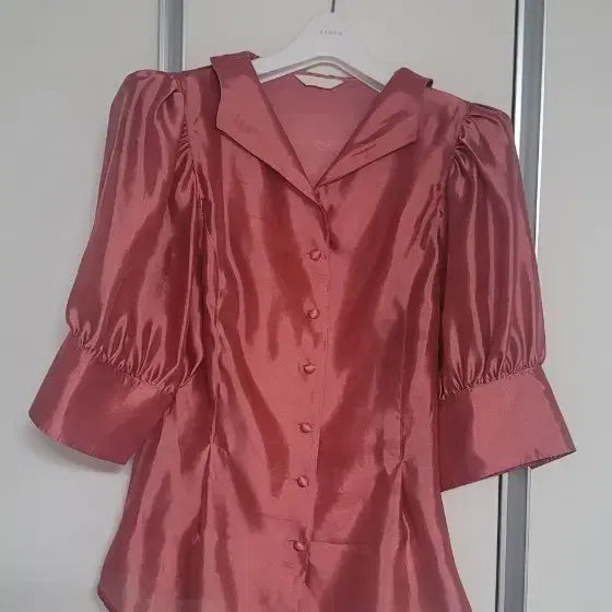 [BUNJANG] Dragon Blues Organza Blouse / 드래곤블루스 오간자 블라우스