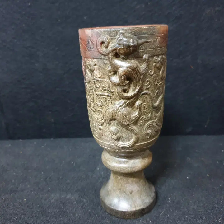 [BUNJANG] Spring and Autumn Period Huatian Jade Jade Cup / (수원만물)출토 춘추시기 화전옥 옥잔