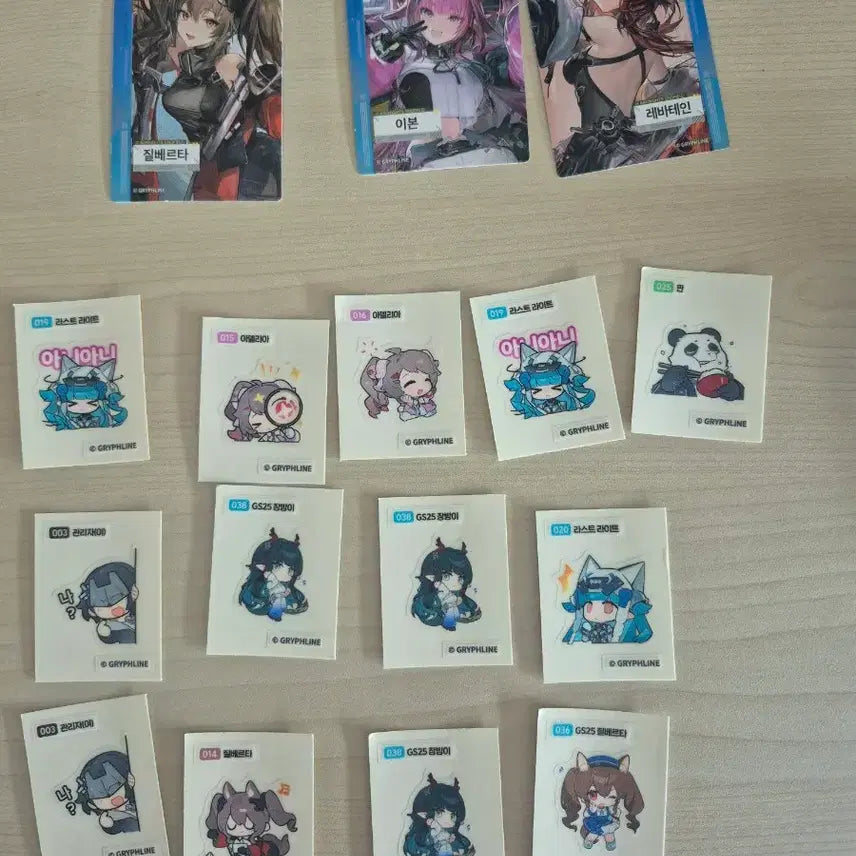 [BUNJANG] Endfield GS25 Photocard &amp; Seal Swap/Sale / 엔드필드 GS25  포토카드 씰 교환