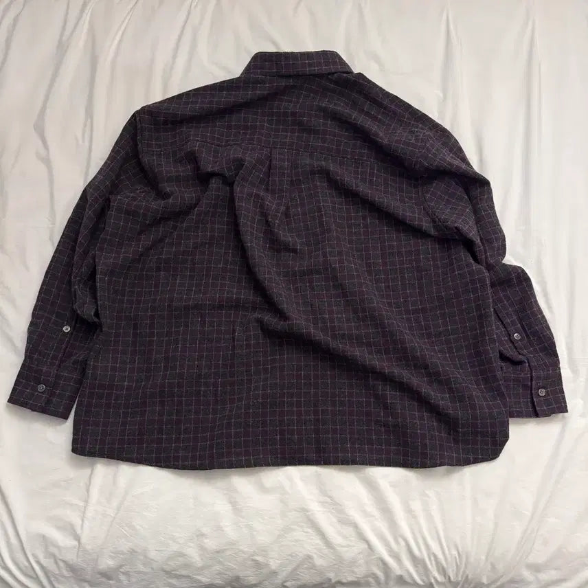 [BUNJANG] Our Legacy Borrowed BD Shirt Sophomore Check Rural Wool Size 46 / [L~XL] 아워레가시 보로우드 BD 셔츠 소포모어 체크 루럴 울 [46