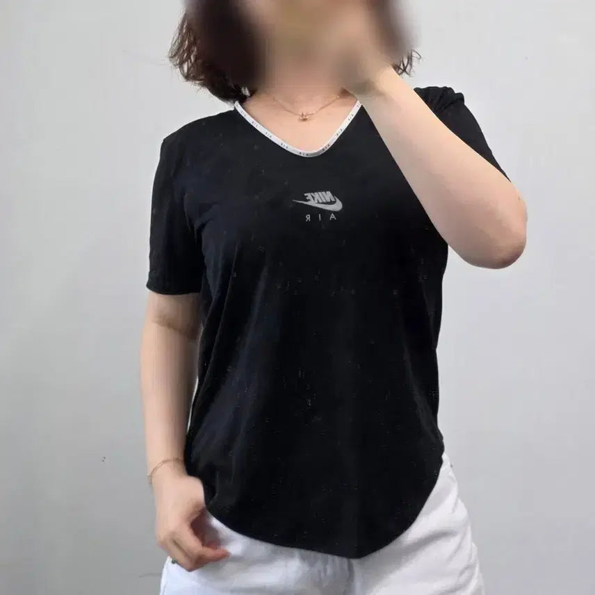 [BUNJANG] Nike Air Dri-FIT Short Sleeve T-Shirt Black (L) / [프립]나이키 에어 반팔 티셔츠 블랙