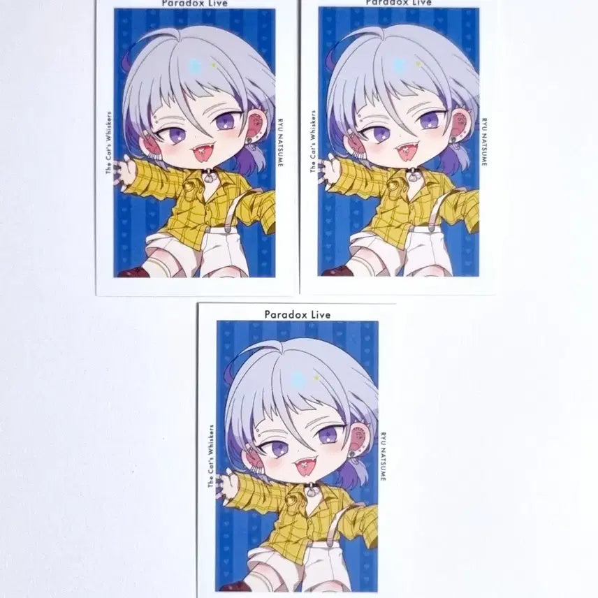 [BUNJANG] Paradox Live G-PREMIUM G-PRI 66 Natsume Ryu Photocard Set / G프리 지프리 ver.66 나츠메 류 파라라이 파라독스 라이브