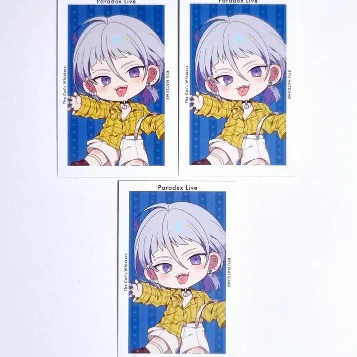 [BUNJANG] Paradox Live G-PREMIUM G-PRI 66 Natsume Ryu Photocard Set / G프리 지프리 ver.66 나츠메 류 파라라이 파라독스 라이브