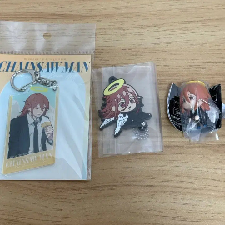 [BUNJANG] Chainsaw Man Angel Devil Acrylic Keychain &amp; Deforme Lab Gacha Bundle / 체인소맨 천사의악마 천사 아크릴 키링 데포라바 대롱가챠 일괄