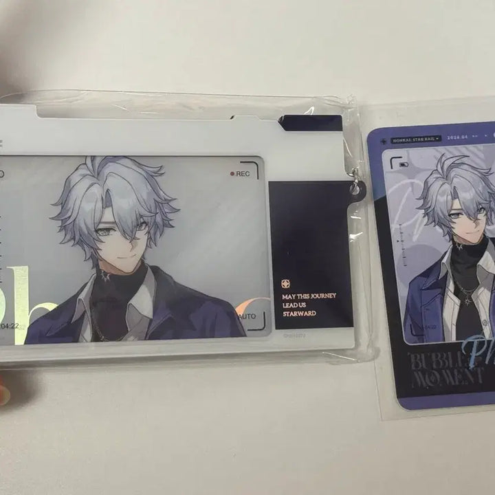 [BUNJANG] Honkai: Star Rail x Gong Cha Bronya Acrylic Keychain + Photocard / 붕괴스타레일 공차 파이논 아크릴 키링 + 포카  카드 콜라보