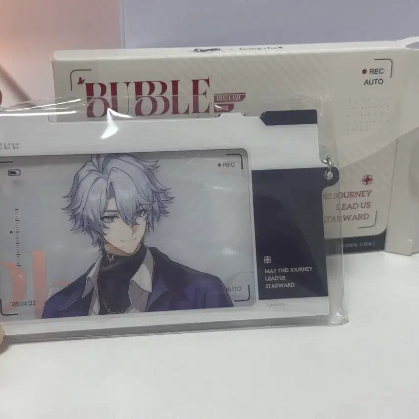 [BUNJANG] Honkai: Star Rail x Gong Cha Bronya Acrylic Keychain + Photocard / 붕괴스타레일 공차 파이논 아크릴 키링 + 포카  카드 콜라보