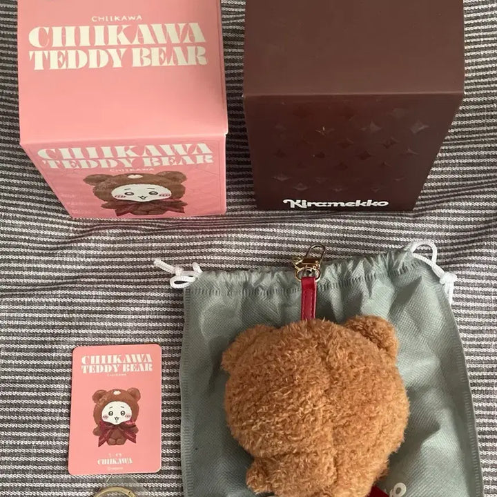 [BUNJANG] Chiikawa Kirameko Teddy Bear Keyring Doll (New) / (새상품)치이카와 테디베어 키라메코 키링인형 치부부