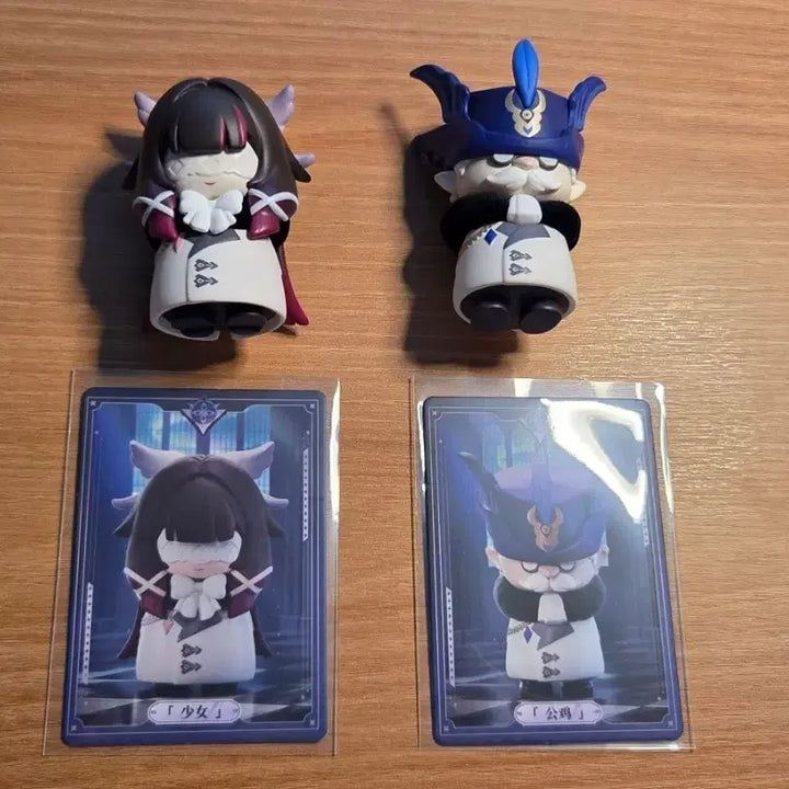 [BUNJANG] Genshin Impact Fatui Harbingers Q Version Figures (Columbina, Pulcinella) Bundle Set / 일괄 원신 우인단 집행관 Q버전 피규어 콜롬비나, 풀치넬라
