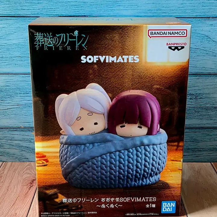 [BUNJANG] Sousou no Frieren BIG Sofubi Mate Freeren &amp; Fern Cozy Figure (Sealed) / (미개봉) 장송의 프리렌 피규어 BIG 소프비메이트 포근포근 피규어