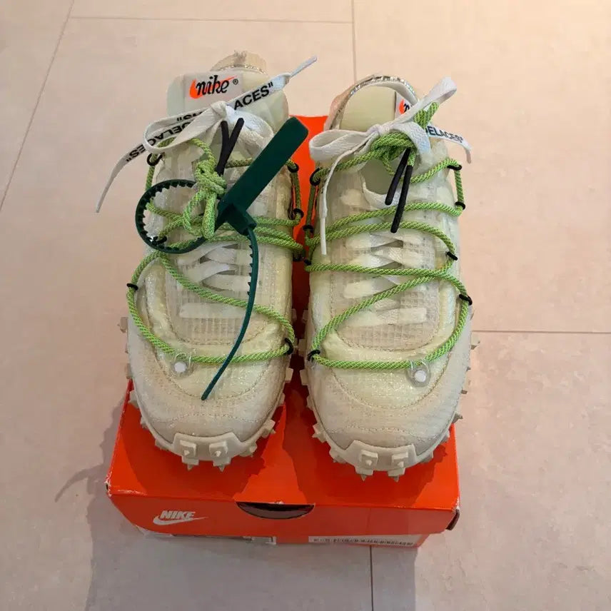[BUNJANG] Nike x Off-White Waffle Racer Sneakers / 나이키 오프화이트 와플 레이서 / 판매