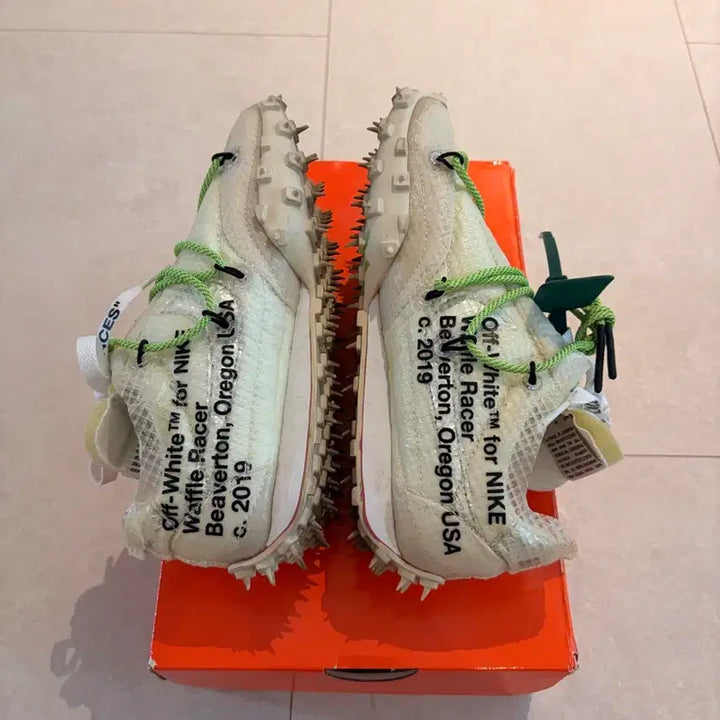 [BUNJANG] Nike x Off-White Waffle Racer Sneakers / 나이키 오프화이트 와플 레이서 / 판매