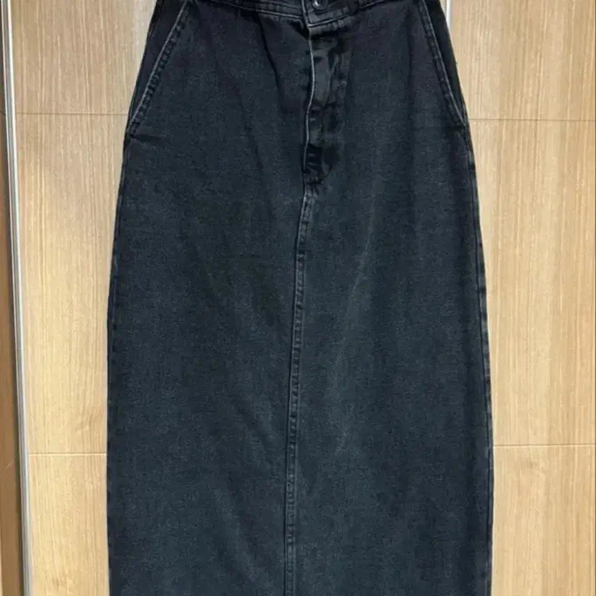 [BUNJANG] Black Denim Skirt / 흑청치마