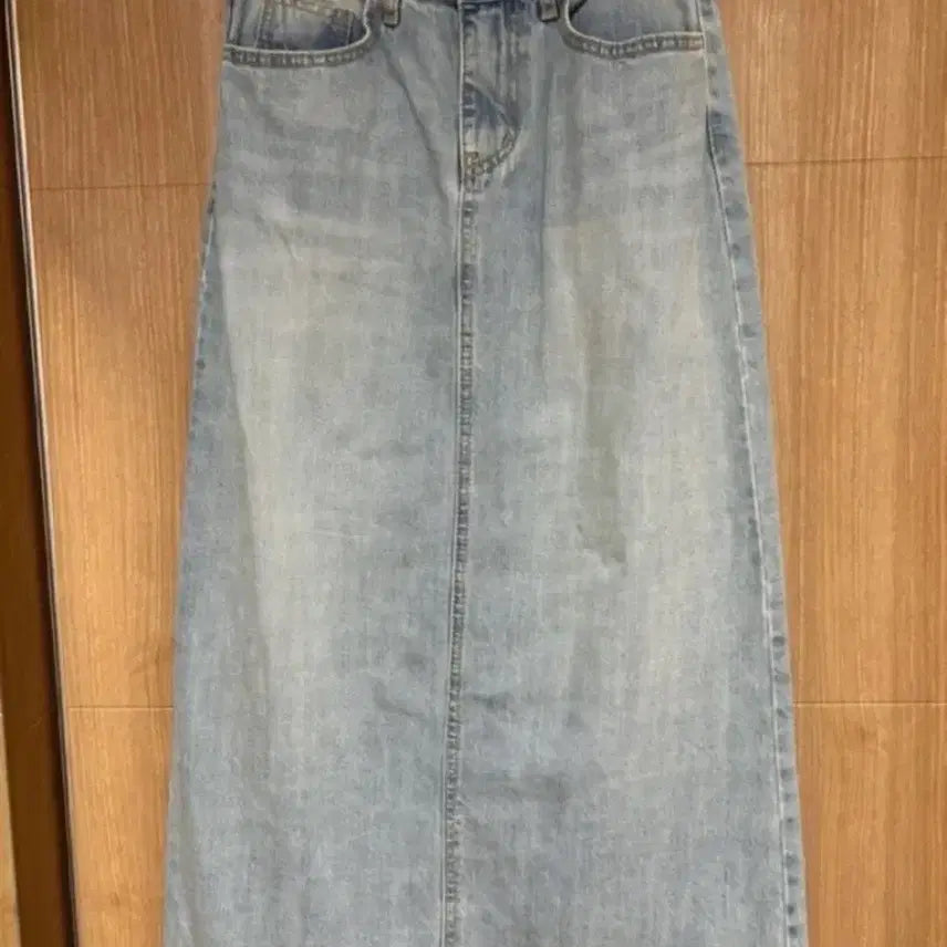 [BUNJANG] Light Blue Denim Skirt / 연청치마