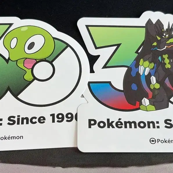 [BUNJANG] Pokemon 30th Anniversary Logo Sticker Zygarde (2 Types) / 포켓몬 30주년 로고 스티커 지가르데 2종 판매합니다!