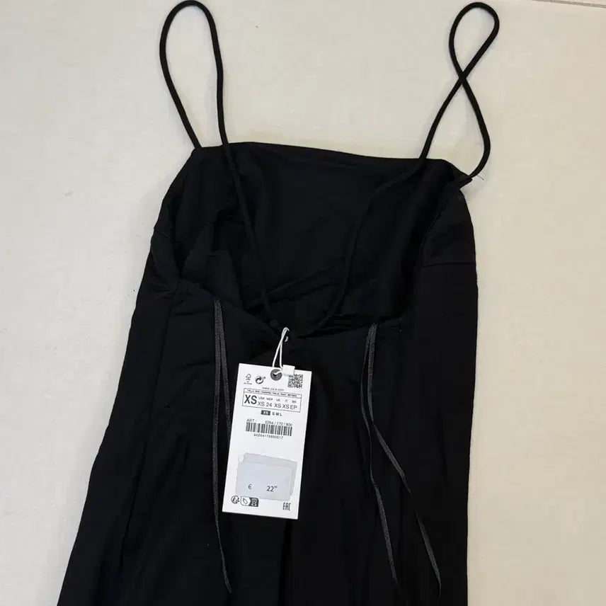 [SOLD OUT] 자라 블랙 민소매 롱 원피스