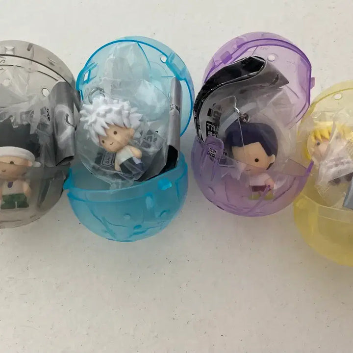 [BUNJANG] Hunter x Hunter Greed Island Mejirushi Gacha Set (4 Types, Sealed) / 4종일괄 헌터헌터 그리드아일랜드 G.I 메지루시 가챠 미개봉