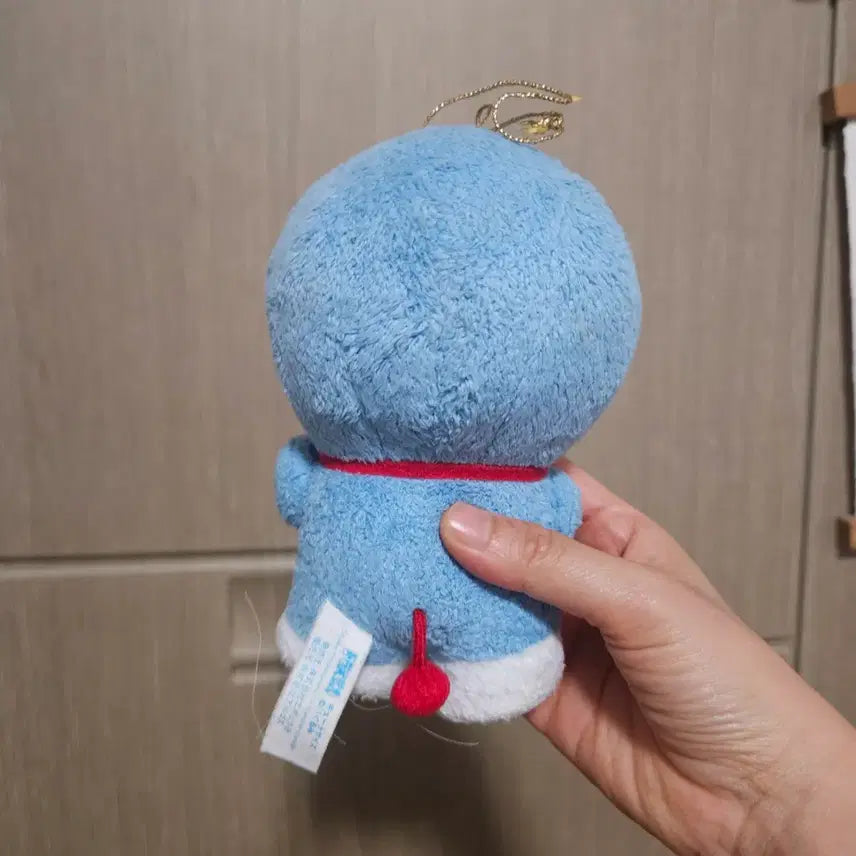 [BUNJANG] 2005 Doraemon Angry Face Plush Keychain / 2005 고전 도라에몽 화난 표정 봉제 인형 키링