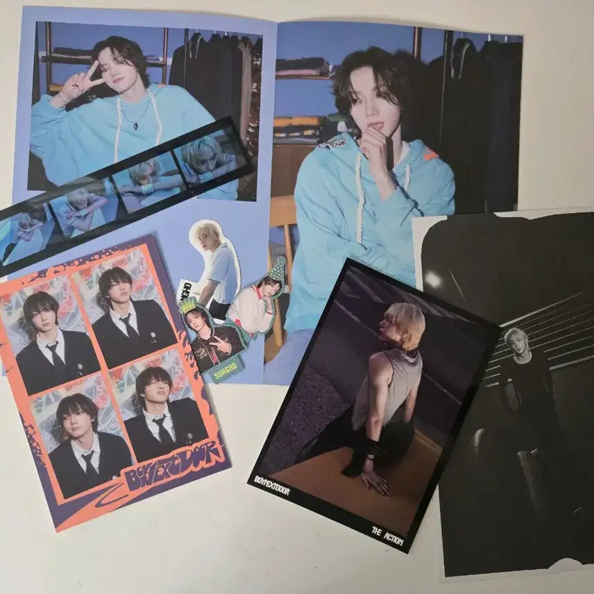[BUNJANG] BOYNEXTDOOR Seungho &amp; Jaehyun Official Goods &amp; Album Inclusions Bundle Set / (사진일괄)보넥도 성호&amp;재현 공굿+앨범부속지류들