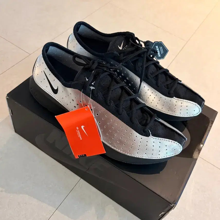 [BUNJANG] Nike Air Superfly Metallic Silver/Black Running Shoes / 나이키 에어 슈퍼플라이 메탈릭 실버/블랙 색상 판매