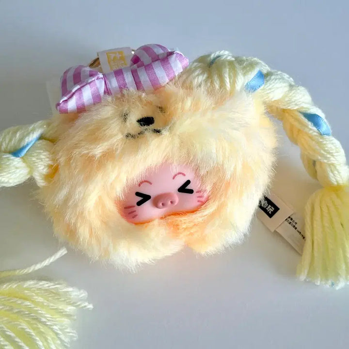 [BUNJANG] Babysree Bath Hair Salon Piggy Pigtail Hair Accessory / 베이비쓰리 베쓰 헤어샵 헤어살롱 _양갈래노랑이