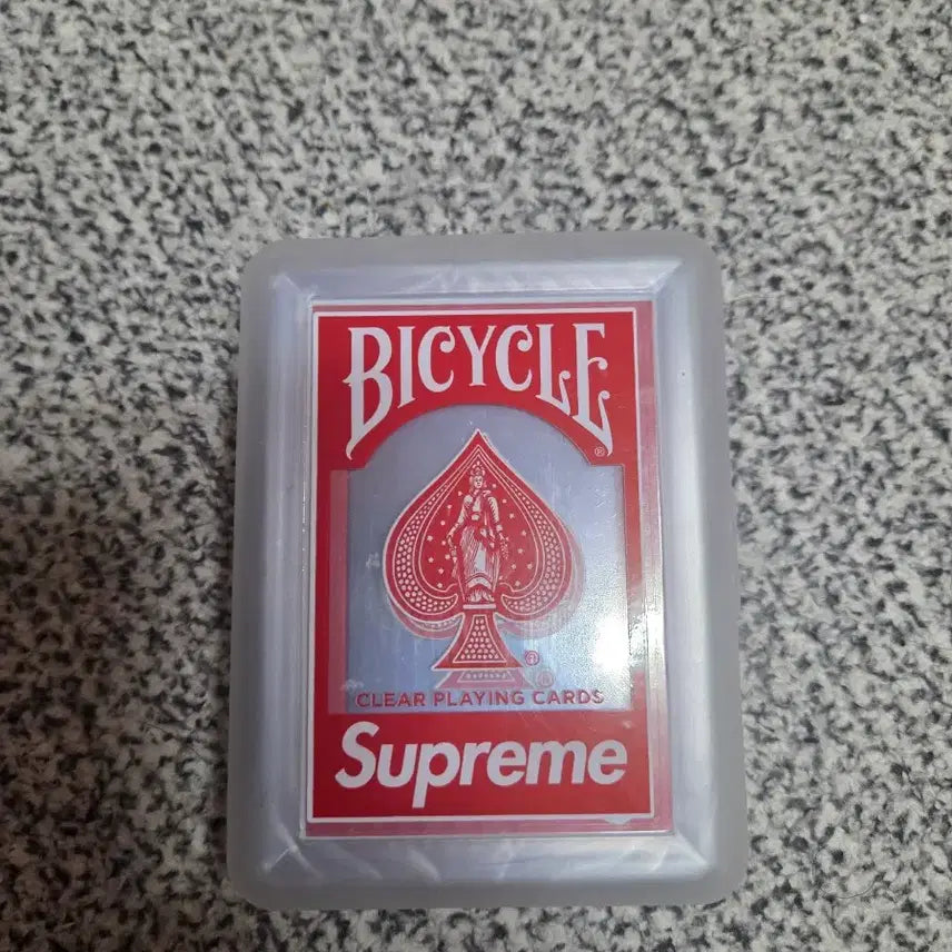 [BUNJANG] Supreme Bicycle Clear Playing Cards / 슈프림 바이시클 클리어 플레잉 카드