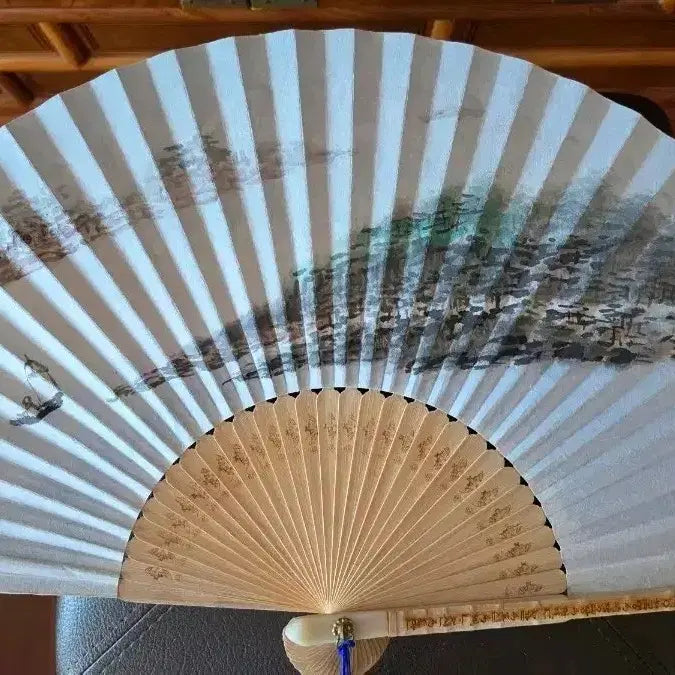 [BUNJANG] Namgang Seonsaeng Landscape Folding Fan / 산수화 부채 남강선생