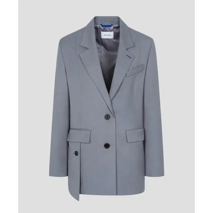 [BUNJANG] KUHO PLUS Signature Semi Overfit Jacket Grey / (새상품)구호플러스 시그니처 세미 오버핏 자켓 그레이