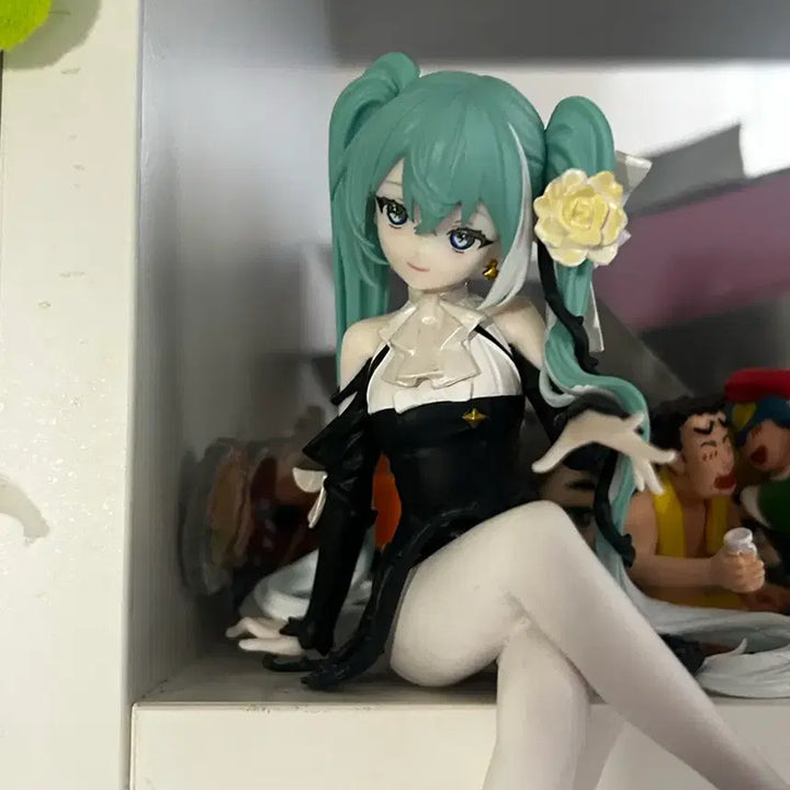 [BUNJANG] Hatsune Miku Noodles Stopper Figure / 하츠네 미쿠 누들스토퍼 피규어 판매