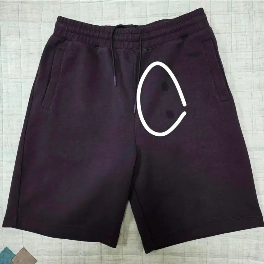 [BUNJANG] Uniqlo C Sweat Wide Shorts / 유니클로 C 스웨트와이드쇼트팬츠
