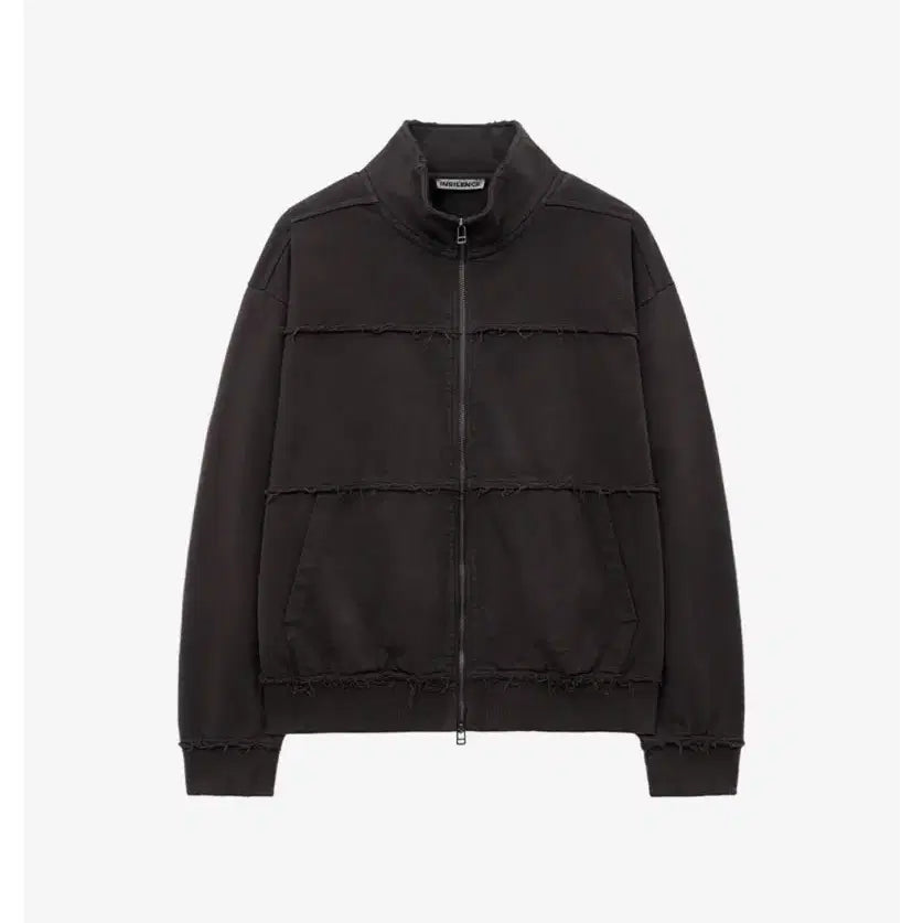 [BUNJANG] Insilence Washed Cut-Off Track Jacket Brown / (M) 인사일런스 워시드 컷오프 트랙자켓 브라운