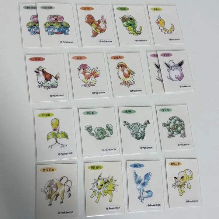 [BUNJANG] Pokemon 30th Anniversary Stickers / 포켓몬 30주년 띠부씰