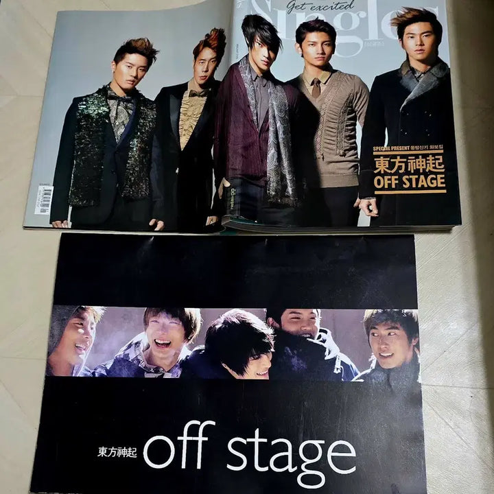 [BUNJANG] TVXQ! Singles + Off Stage Photobook / 동방신기 싱글즈 + Off stage