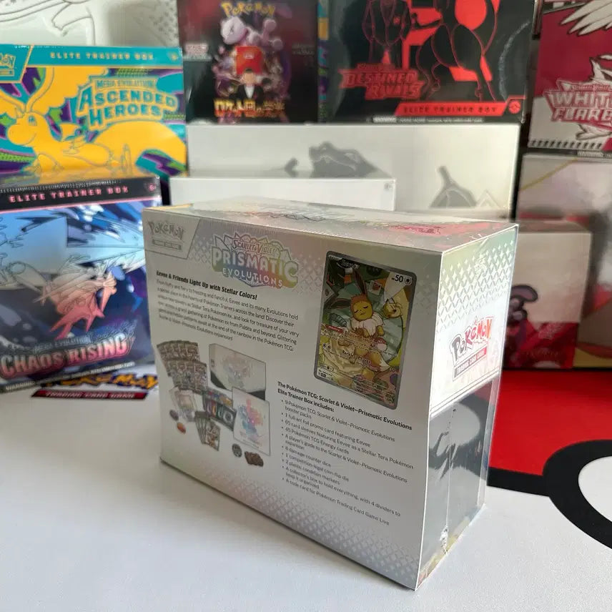 [BUNJANG] Pokemon TCG Scarlet &amp; Violet Prismatic Evolutions Elite Trainer Box (North American Edition) / 북미판 포켓몬 프리즈메틱 에볼루션 ETB