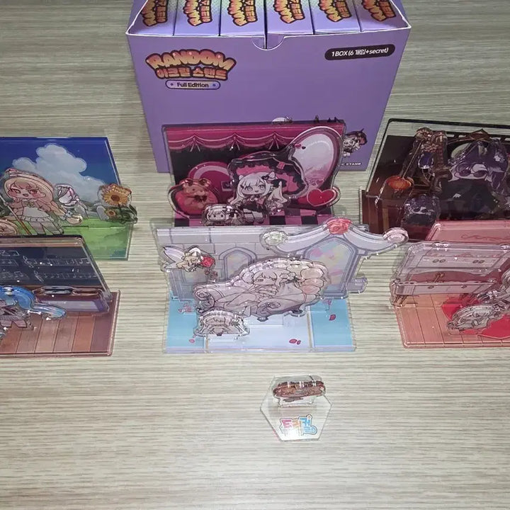 [BUNJANG] Trickcal Diorama Acrylic Set 2 / 트릭컬 디오라마 아크릴 2탄 풀세트