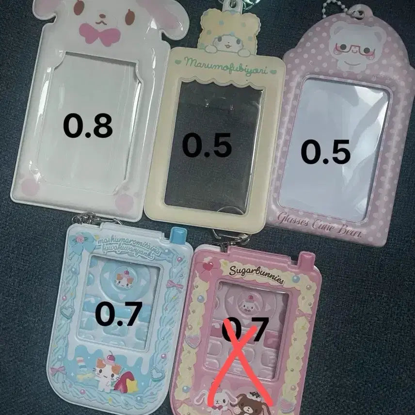 [BUNJANG] Sanrio Sugar Bunnies Marshmallow Y2K Whipping Deco Case / 산리오 포카홀더 슈가바니즈 슈가버니즈 마슈마로 Y2K 휘핑 데코 케이스