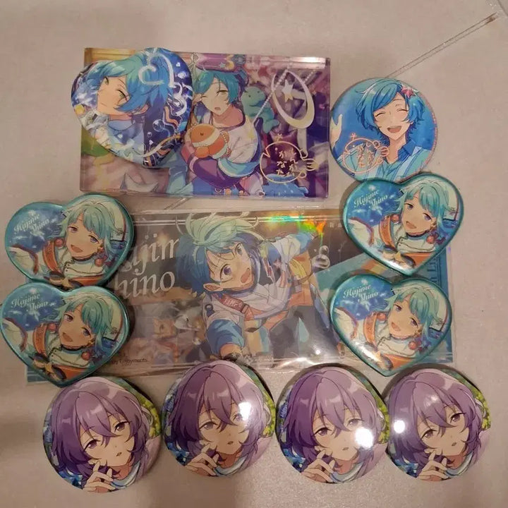 [BUNJANG] Ensemble Stars! Hajime Yuuki Kanata Toru Pack Acrylic Block &amp; Ticket Set / 앙스타 하지메 유메 카나타 하트캔뱃지 토루파카 아크릴블럭 티켓