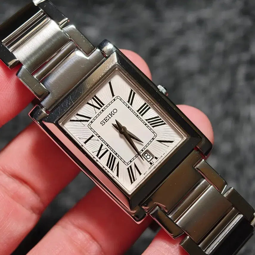 [BUNJANG] Seiko Tank Cartier 7N39-0BV0 Vintage Quartz / 세이코 탱크 세르띠에 7N39-0BV0 빈티지 단종 쿼츠