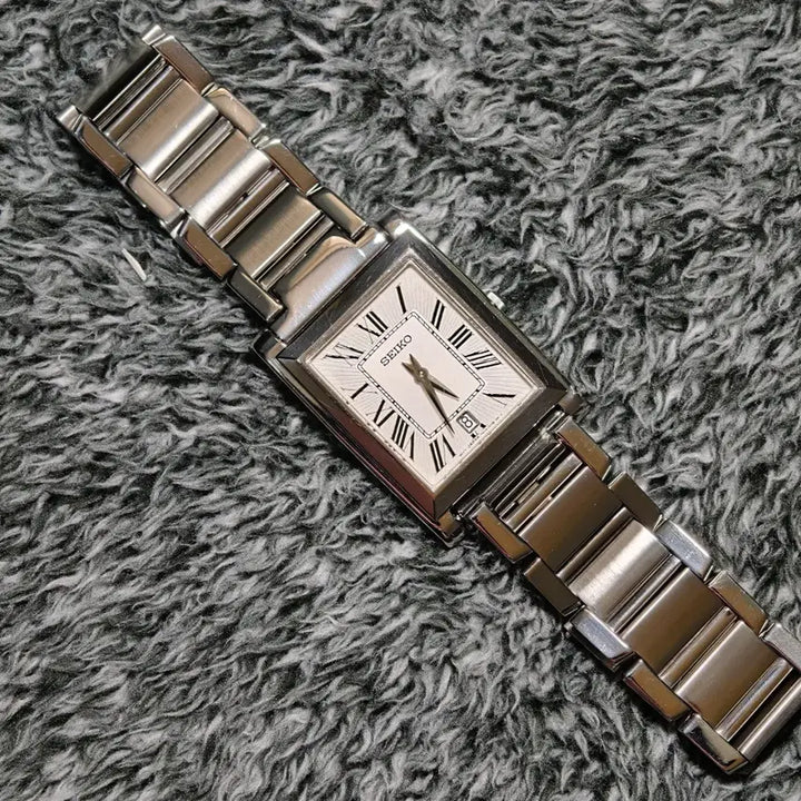 [BUNJANG] Seiko Tank Cartier 7N39-0BV0 Vintage Quartz / 세이코 탱크 세르띠에 7N39-0BV0 빈티지 단종 쿼츠
