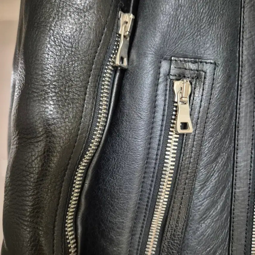 [BUNJANG] Balmain Leather Mustang Jacket / 발망 레더 무스탕