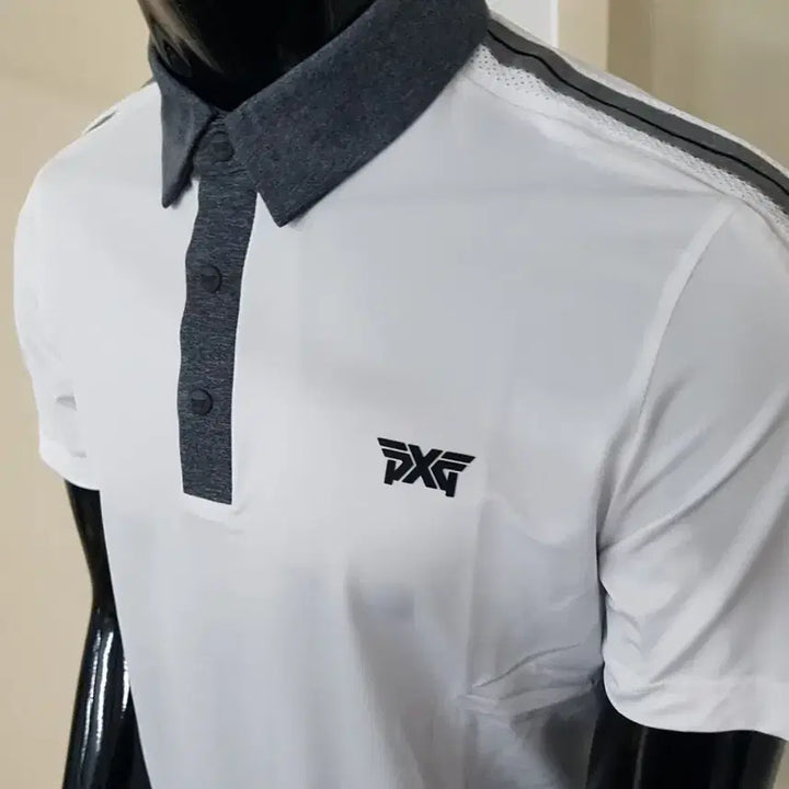 [BUNJANG] Luxury Cooling Knit Collar T-Shirt / 골프 냉감 럭셔리 카라티 새상품