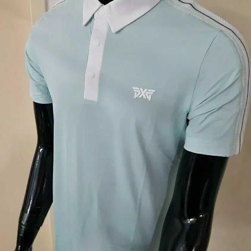 [BUNJANG] Luxury Cooling Knit Collar T-Shirt / 골프 냉감 럭셔리 카라티 새상품