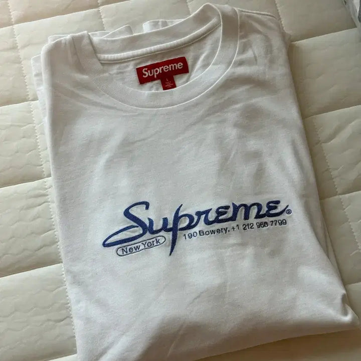 [BUNJANG] Supreme Contact S/S T-Shirt White L / [L] 슈프림 컨택트 흰색 반팔 티셔츠