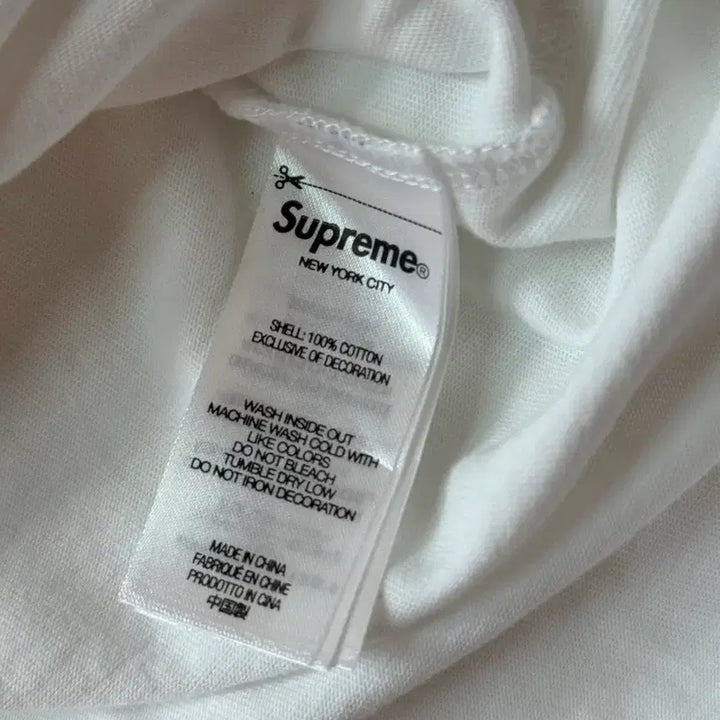 [BUNJANG] Supreme Contact S/S T-Shirt White L / [L] 슈프림 컨택트 흰색 반팔 티셔츠
