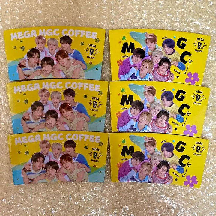 [BUNJANG] NCT WISH Summer Group Cup Holder / 엔시티위시 메가커피 여름 썸머 단체 컵홀더