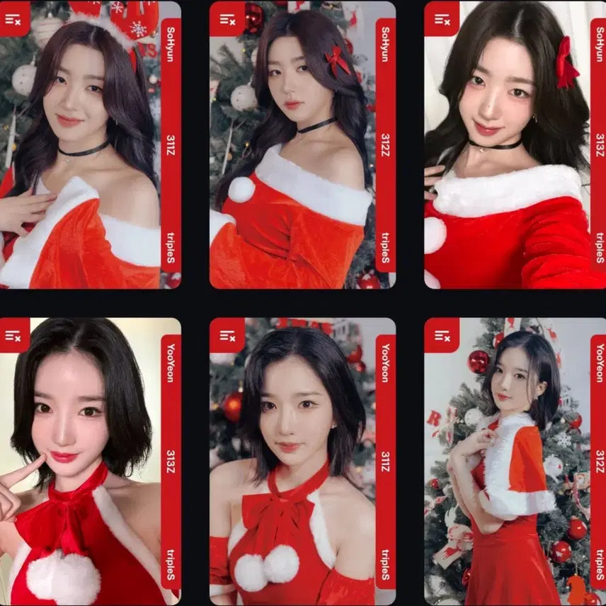 [BUNJANG] tripleS 2023 Christmas TripleS Objekts Photocard (Yooyeon, Sohyun) / 2023크리스마스 C311~313판매합니다 트리플에스 오브젝트